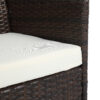 Brown Gradient Rattan Lover Chair