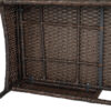 Brown Gradient Rattan Lover Chair