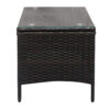 2 Pieces Arm Chairs 1 Pieces Coffee Table Wicker Sofa Patio Furniture Sets