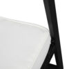 Rattan Chair Three-Piece Set Black