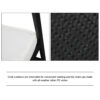 Rattan Chair Three-Piece Set Black
