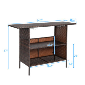 rattan table