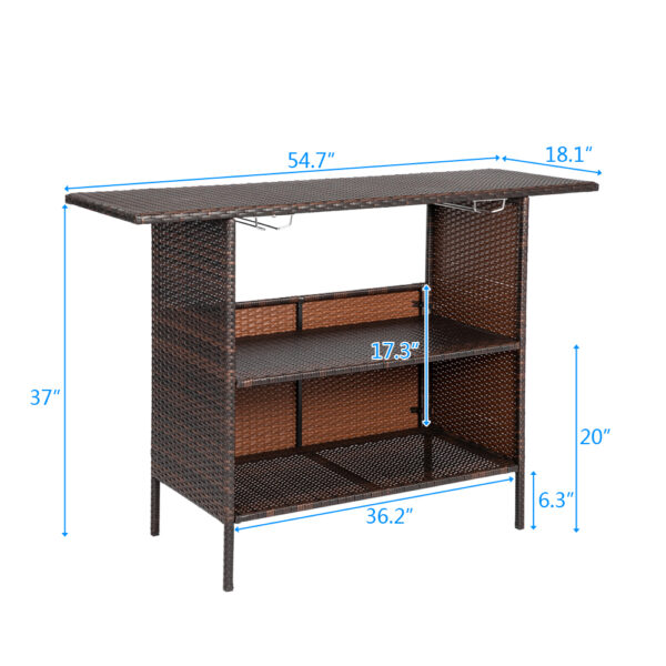 rattan table