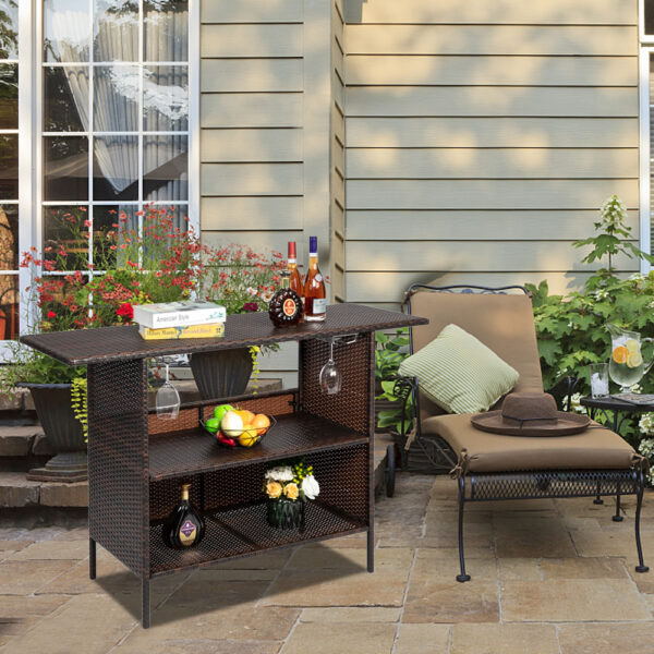 wicker table