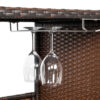 Rattan Patio Bar Table
