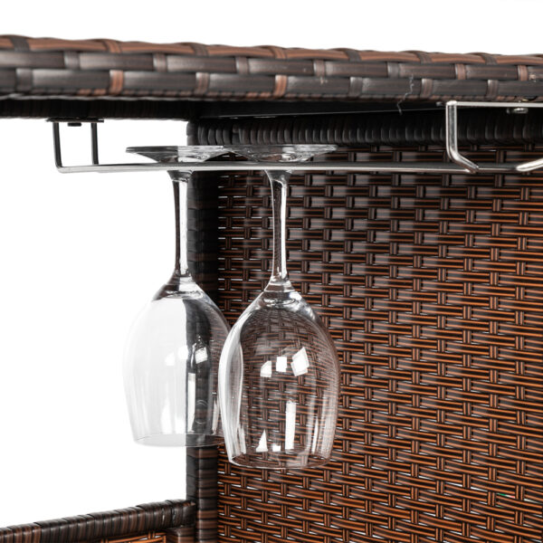 Rattan Patio Bar Table