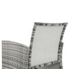 Rattan Sofa Gray Gradient