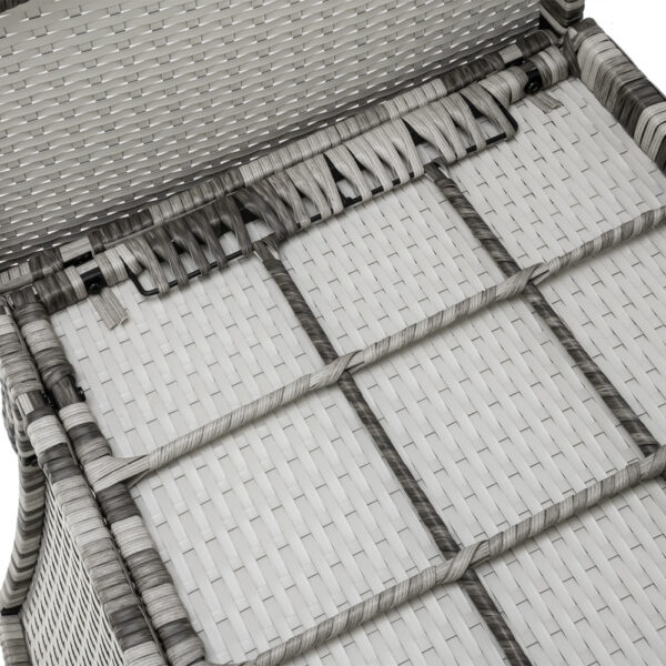 Rattan Sofa Gray Gradient