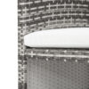 Rattan Sofa Gray Gradient