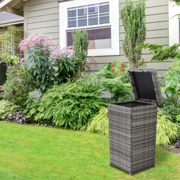 Rattan Trash Bin