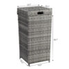 Rattan Trash Bin