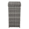 rattan waste basket