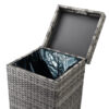rattan waste basket